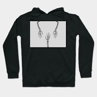 Row of bones II Hoodie